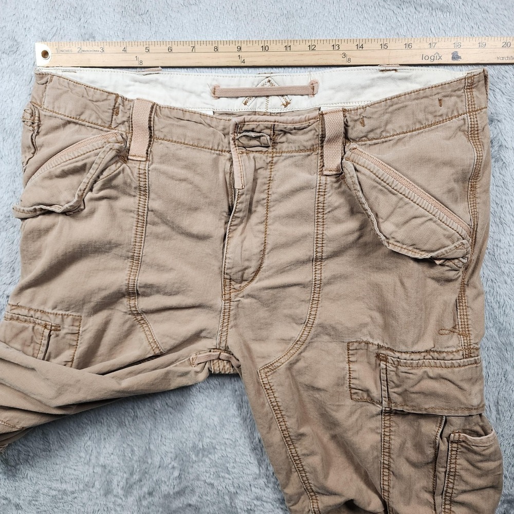 Polo Ralph Lauren Cargo Pants Mens 38x30 Military Paratrooper Utility Y2K Army - Picture 11 of 16